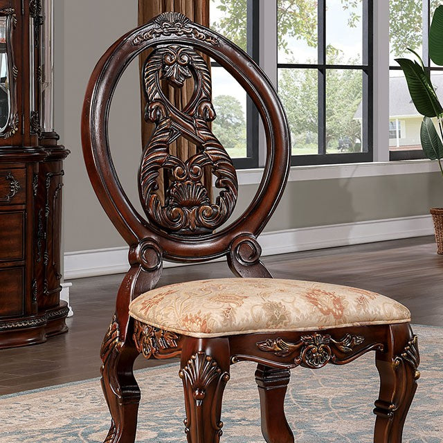 Normandy Side Chair Brown Cherry