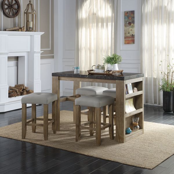 Charnell Rectangular Counter Height Table