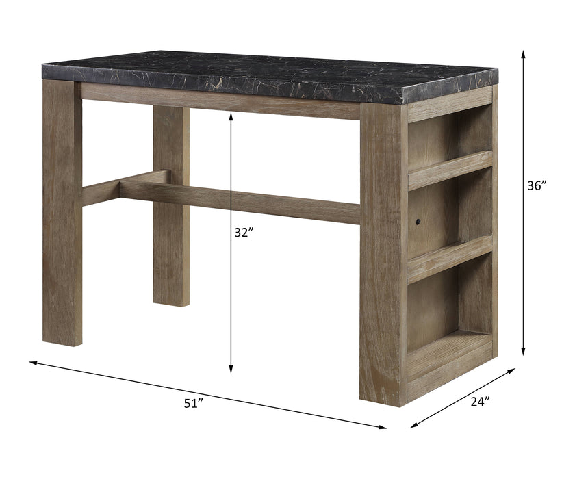 Charnell Rectangular Counter Height Table