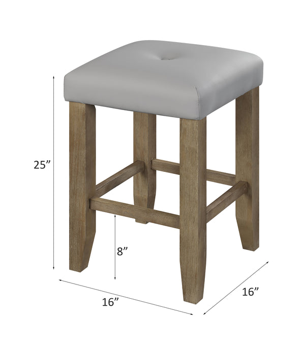 Charnell 25"H Upholstered Counter Height Stool (Set-2)