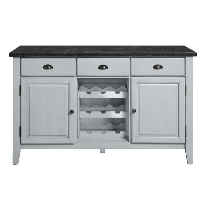 Lanton Server with Marble Top