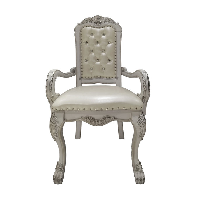 Dresden 46"H Upholstered Arm Chair with Button Tufted Back (Set-2)