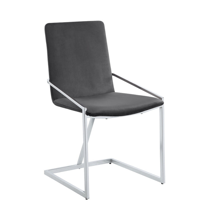 Zlatan 35"H Velvet Side Chair(Set-2)