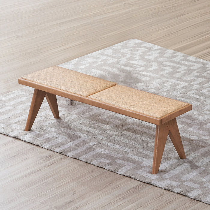 Velentina 51"L Wood Bench