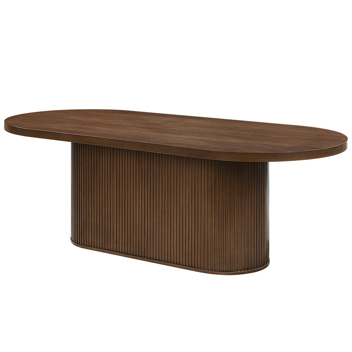 Gamarya 79"L Oval Dining Table