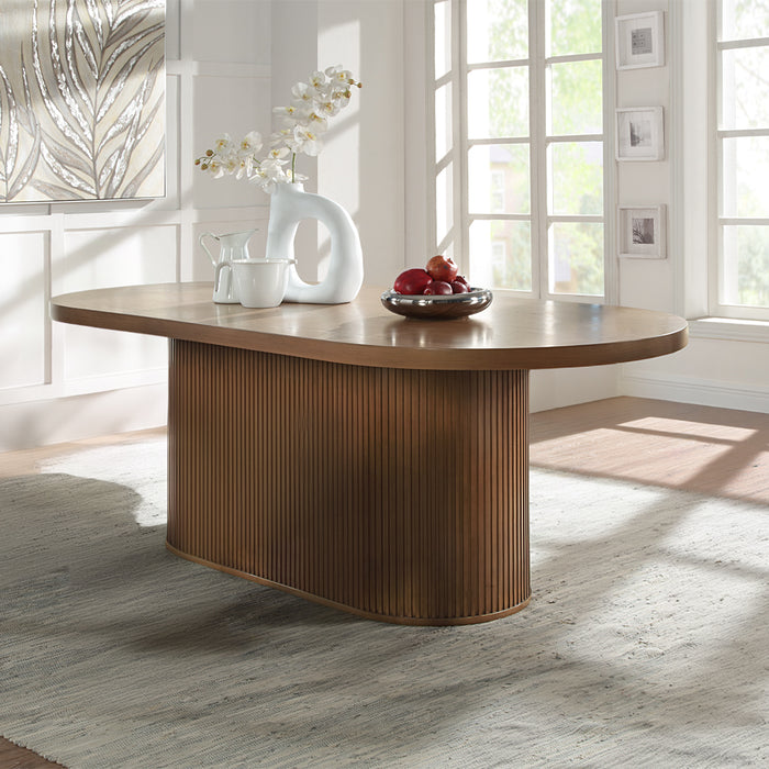 Gamarya 79"L Oval Dining Table