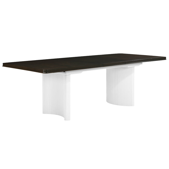 Carena 96"L Rectangular Dining Table with Leaf