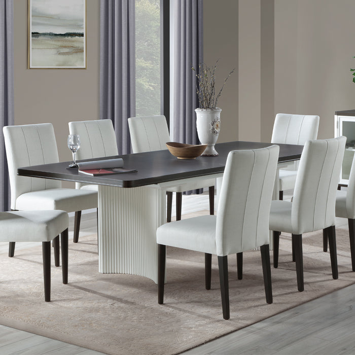 Carena 96"L Rectangular Dining Table with Leaf