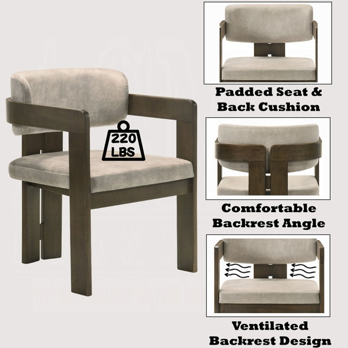 Destin 32"H Upholstered Armrest Side Chair