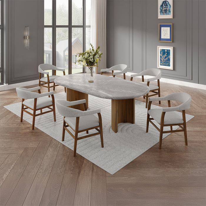 Darcy 87"L Oval Dining Table