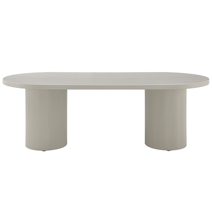 Laela 87"L Oval Dining Table