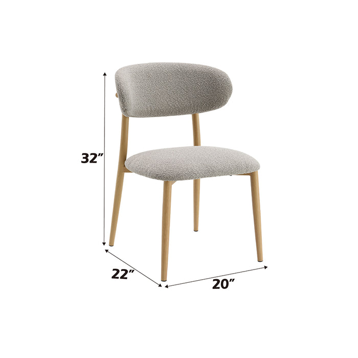 Kacey 32"H Upholstered Armless Side Chair (Set-2)