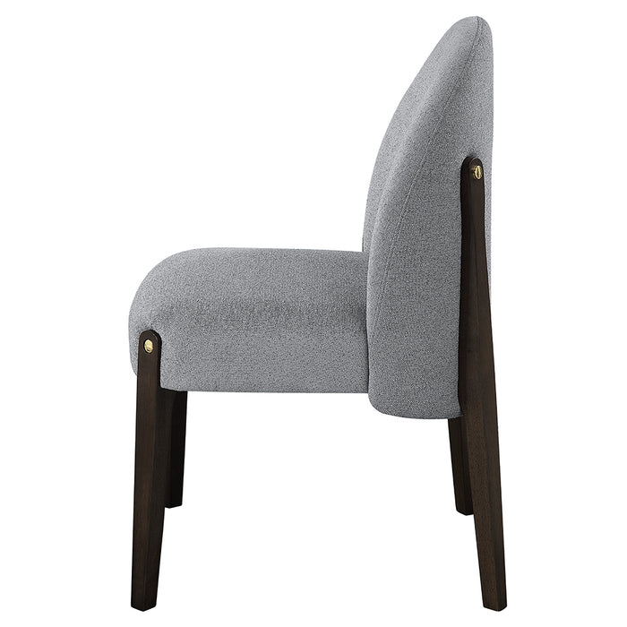 Clayten 35"H Upholstered Armless Side Chair (Set-2)