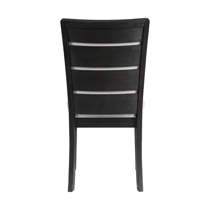 Grady Black Dining Slat Back Side Chair