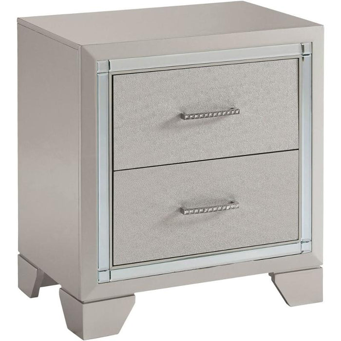 Lonnix Two Drawer Nightstand