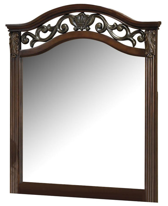 Leahlyn Bedroom Mirror Color: Warm Brown