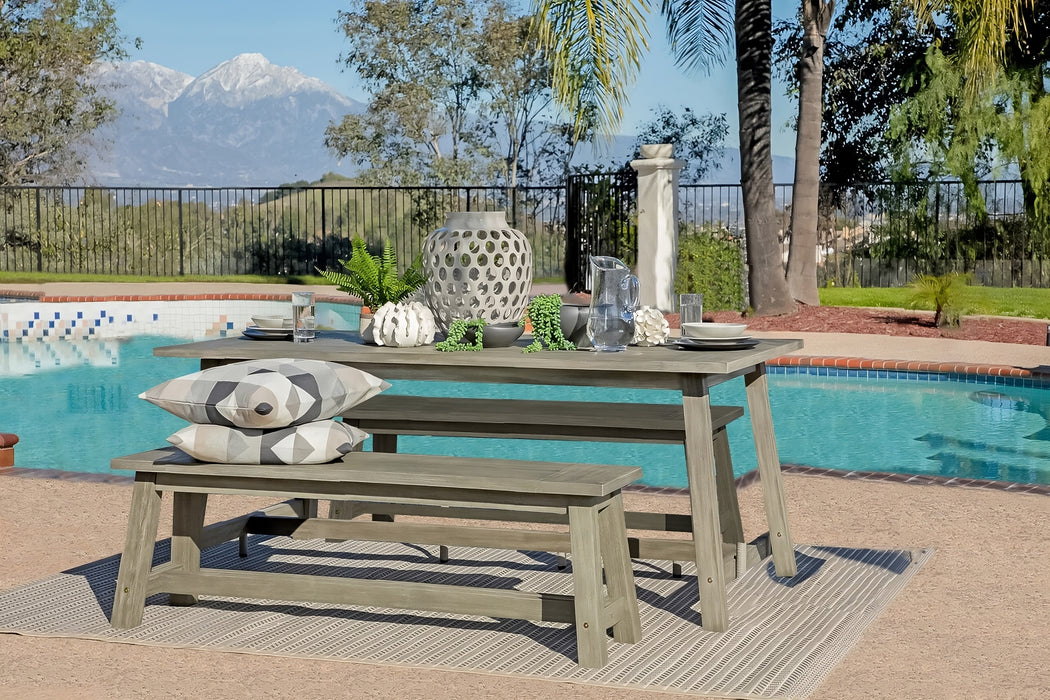 Sierra 3-Piece Rectangular Outdoor Dining Room Set