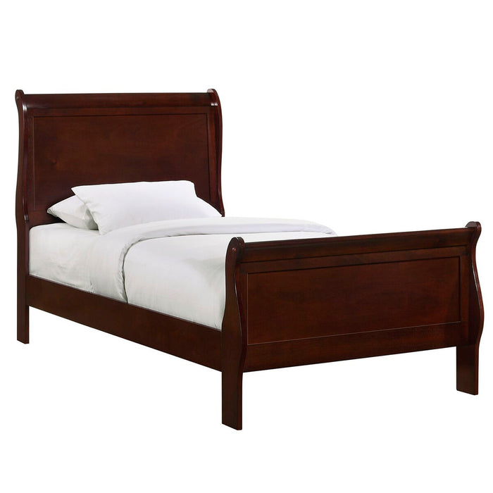 Louis Philippe Panel Bed in Cherry