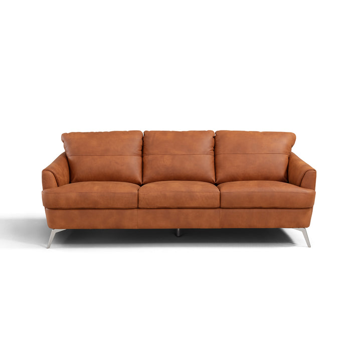 Safi 81"L Upholstered Recessed Sloped Arm Sofa