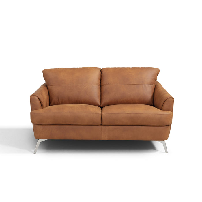 Safi 59"L Upholstered Recessed Sloped Arm Loveseat