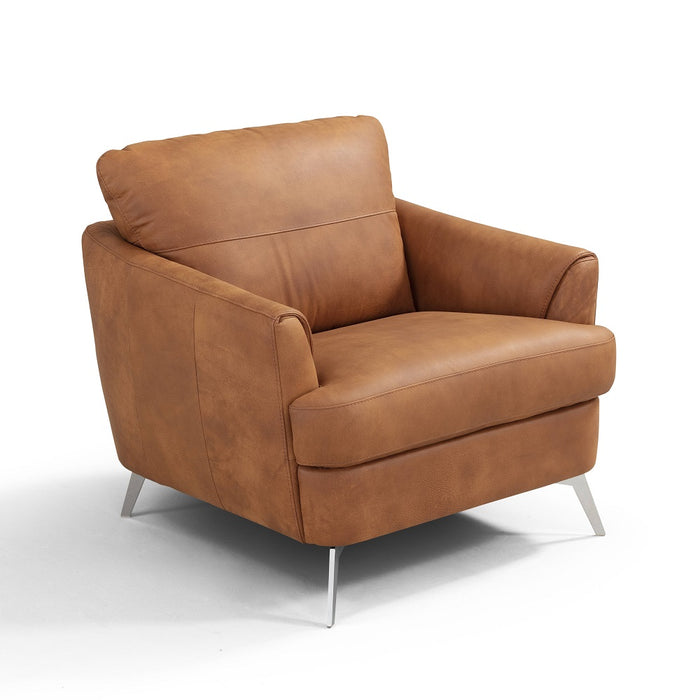 Safi Upholstered Recessed Sloped Arm Chair