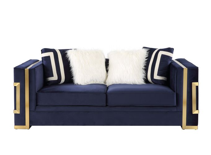 Virrux 80"L Loveseat with 4 Pillows