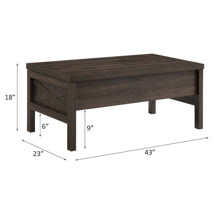 Zola Rectangular Coffee Table with Lift Top