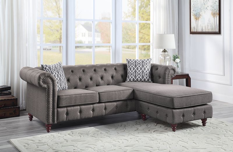 Waldina 90"L Reversible Sectional Sofa