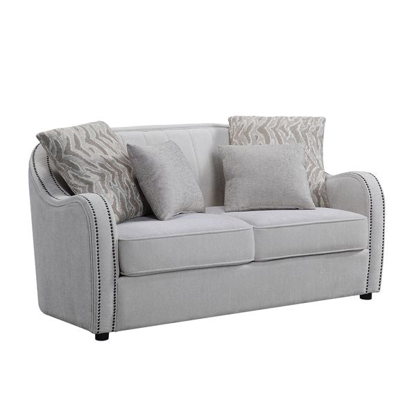 Mahler 63"L Loveseat with 4 Pillows