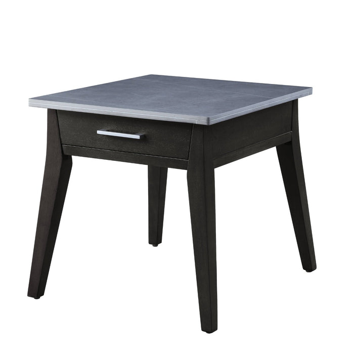 Zemocryss 1 Drawer Rectangular End Table