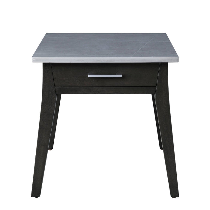 Zemocryss 1 Drawer Rectangular End Table