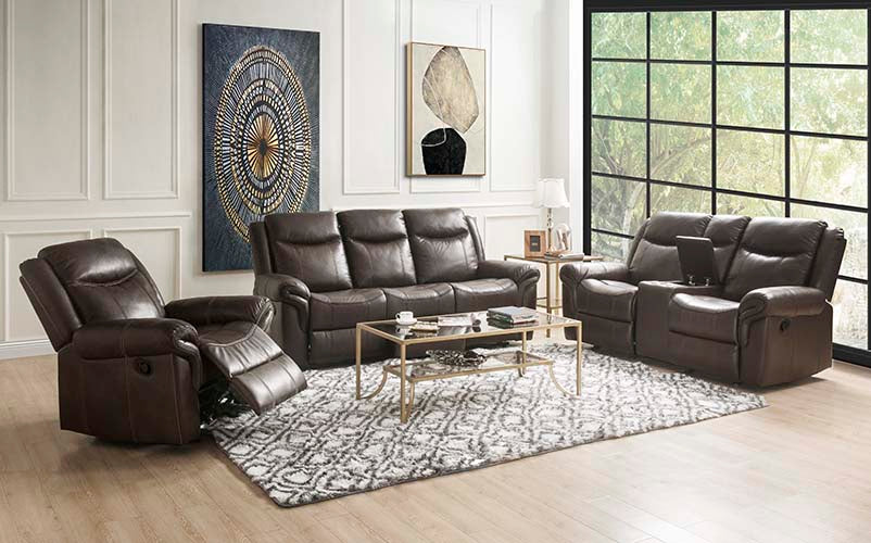 Lydia 80"L Motion Loveseat with USB & Console