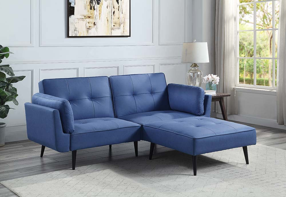 Nafisa 81"L Adjustable Sofa & Ottoman