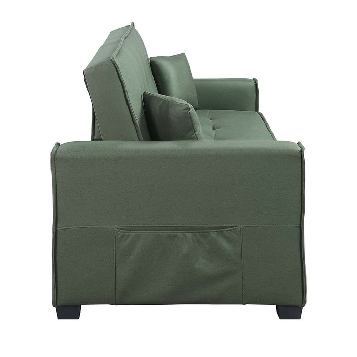 Octavio 82"L Adjustable Sofa with 2 Pillows