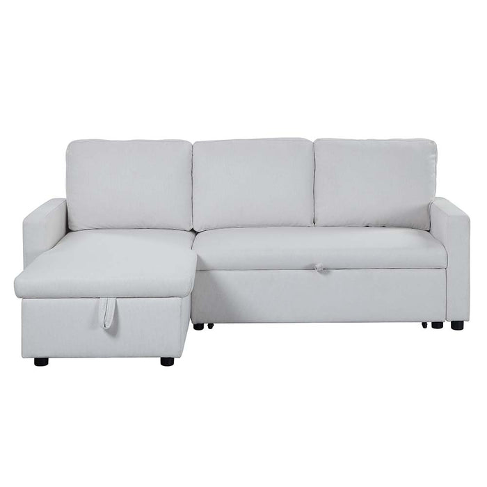 Hiltons 84"L Sectional Sofa with Sleeper & Storage