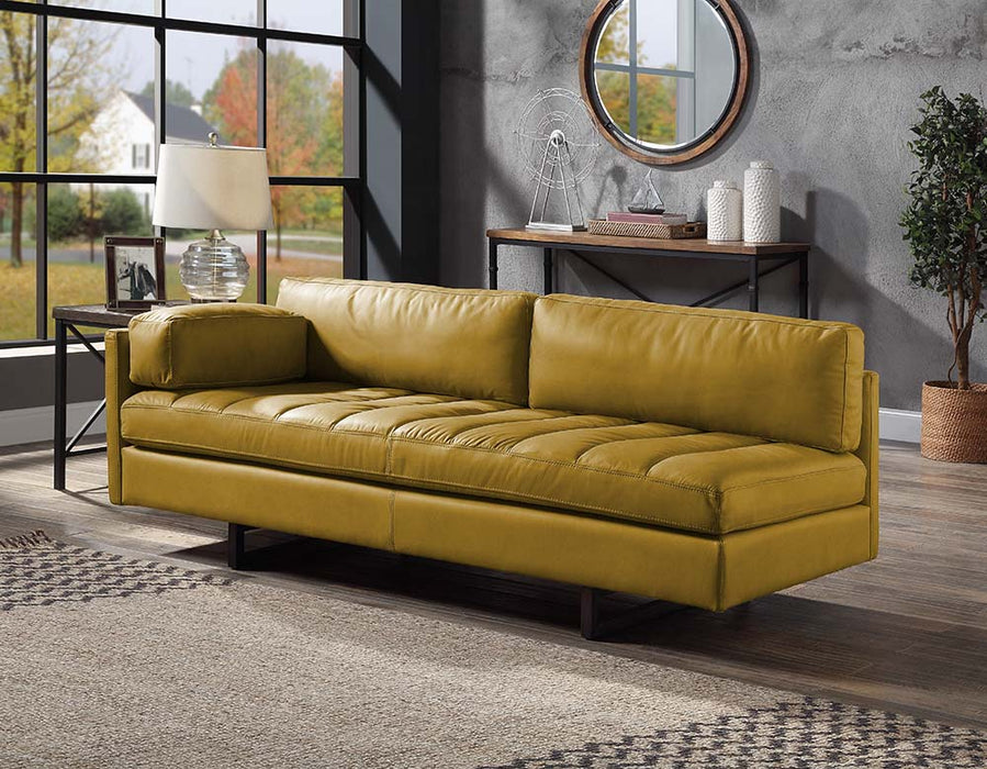 Radia 74"L Upholstered Sofa with Pillow