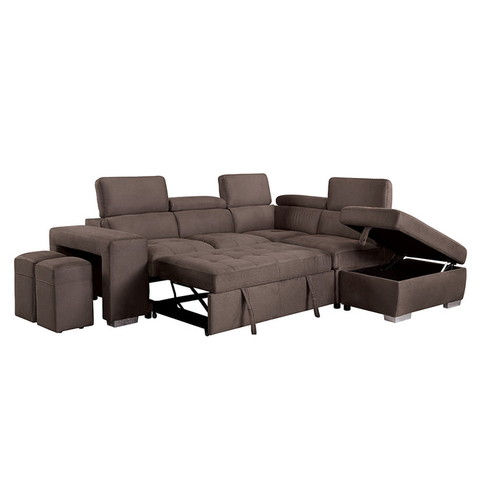 Acoose 103"L  Sectional Sofa with Sleeper