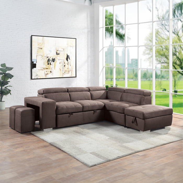 Acoose 103"L  Sectional Sofa with Sleeper