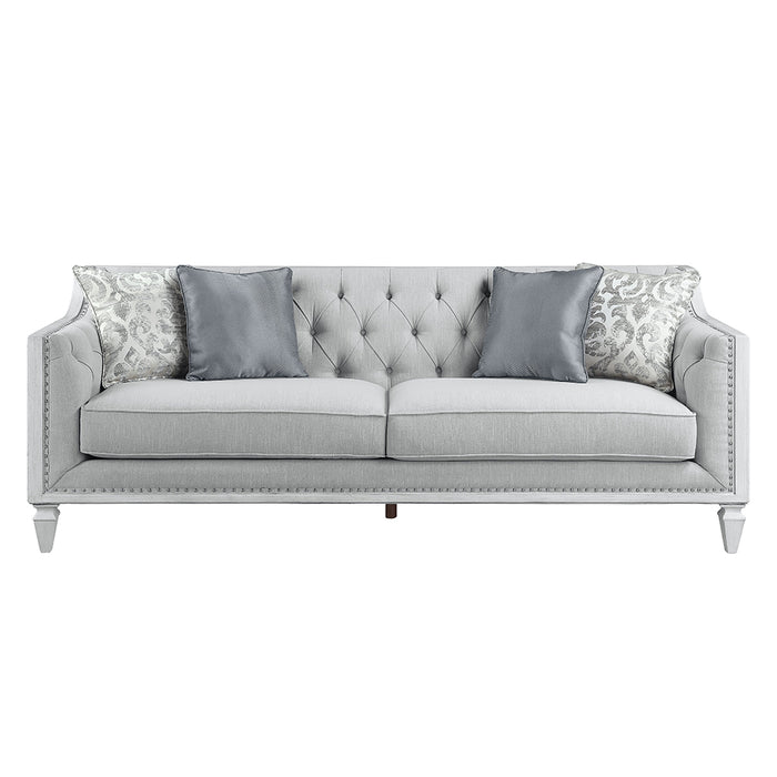 Katia 85"L Sofa with 4 Pillows