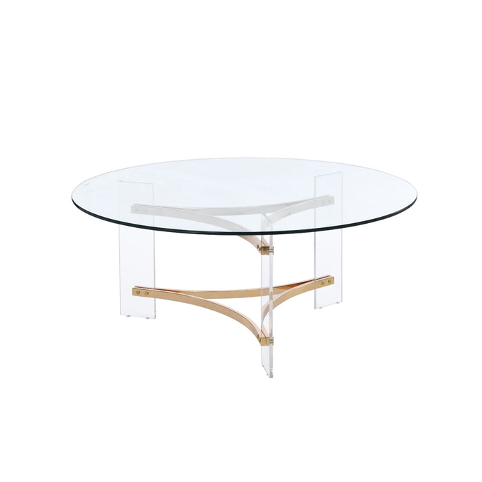 Sosi 41"L Round Coffee Table