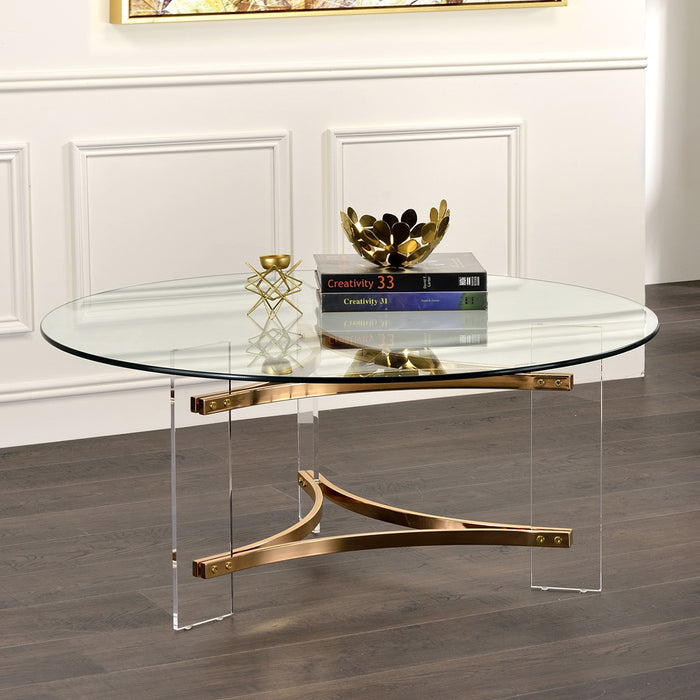 Sosi 41"L Round Coffee Table