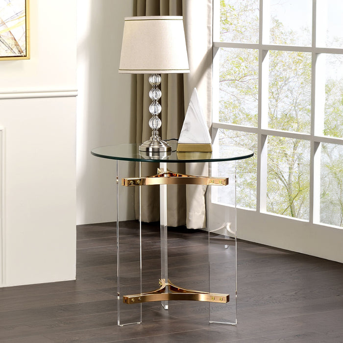 Sosi 23"L Round End Table