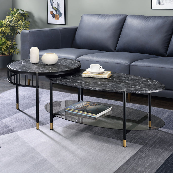 Silas Oval Nesting Coffee Table Set