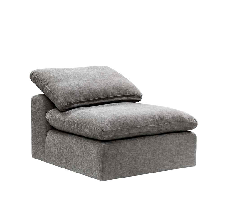 Naveen 38"W Linen Modular - Armless Chair