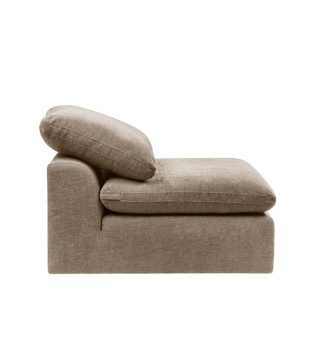 Naveen 38"W Linen Modular - Armless Chair