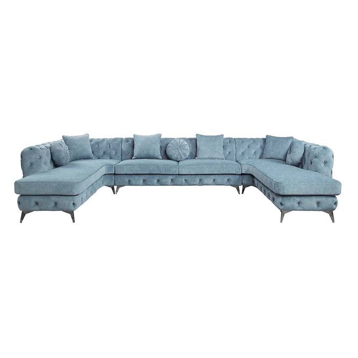 Atronia 164"L Sectional Sofa with 7 Pillows