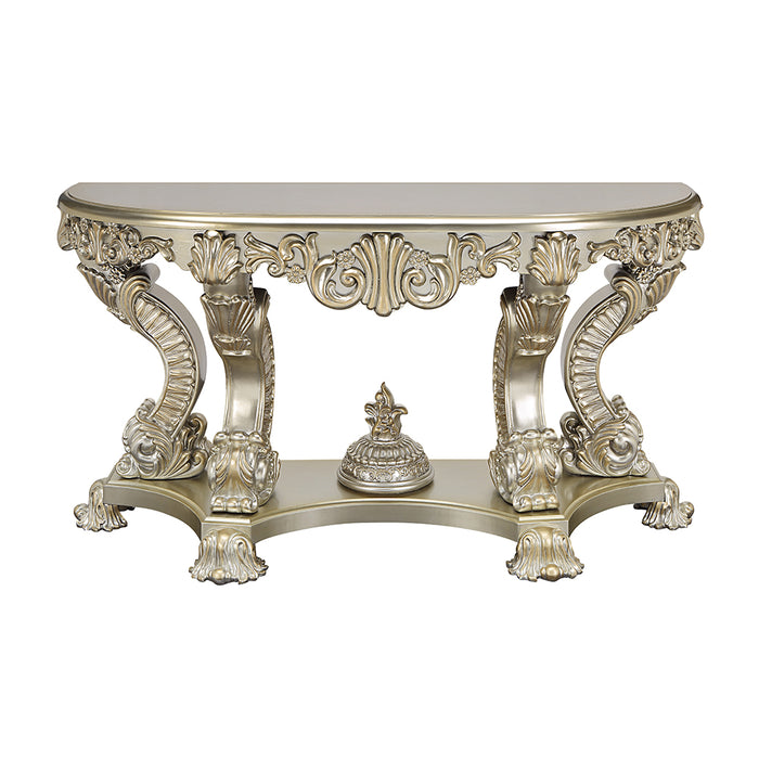 Sorina 67"L Sofa Table with Carvings