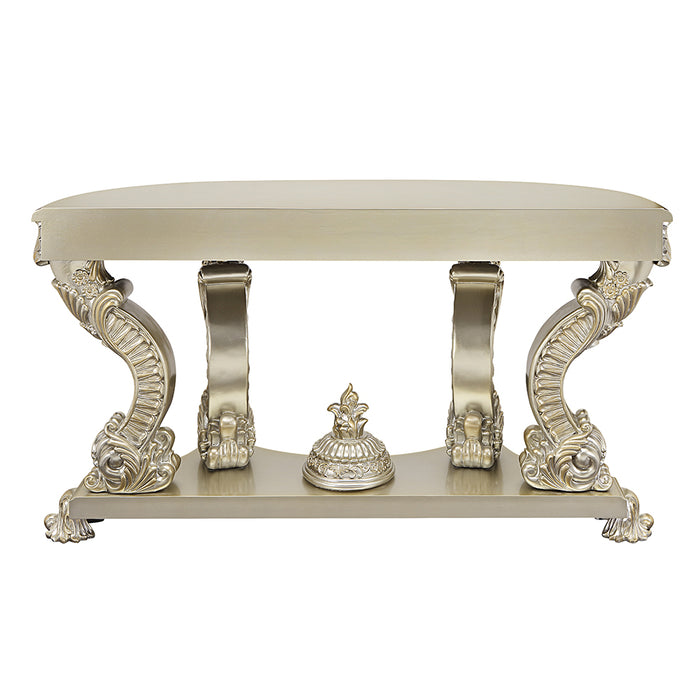 Sorina 67"L Sofa Table with Carvings