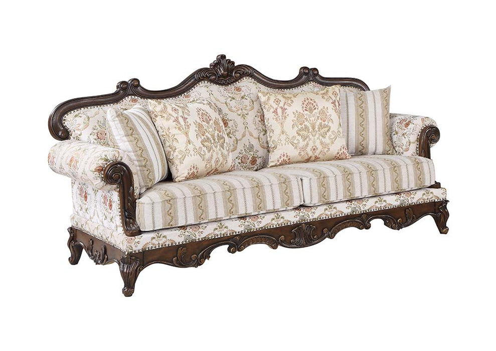 Nayla 91"L Sofa with 4 Pillows