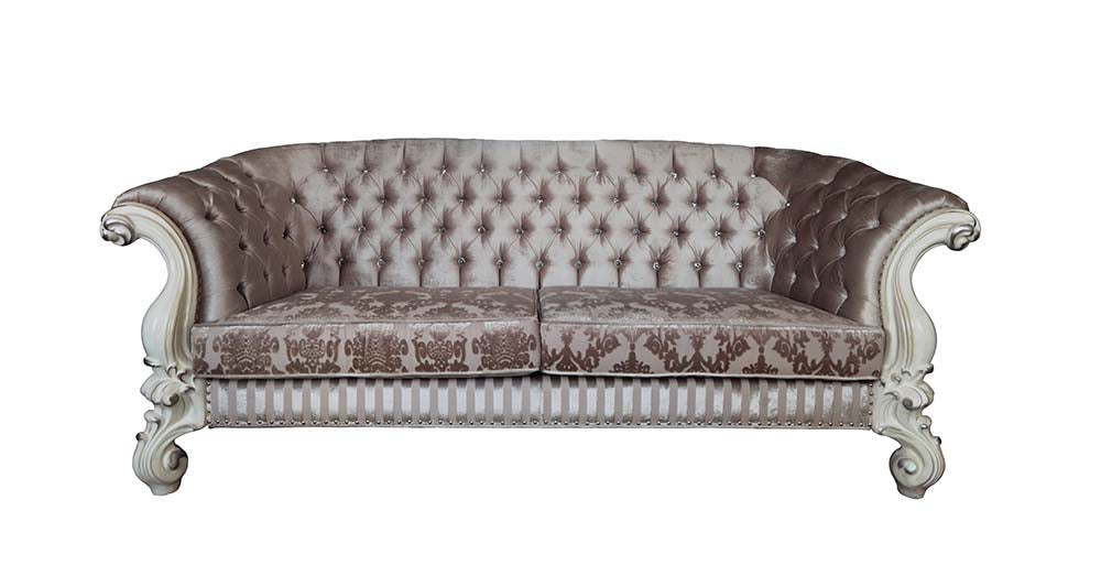 Versailles 99"L Sofa with 7 Pillows